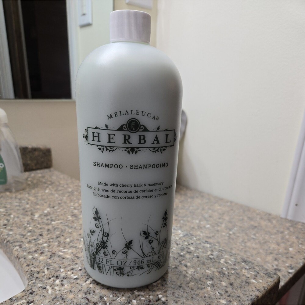 Melaleuca Herbal Shampoo 32oz size New Sealed Cherry Bark & Rosemary Large Size